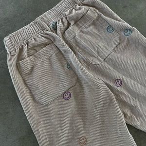 Urban Outfitters Corduroy Smiley Pants